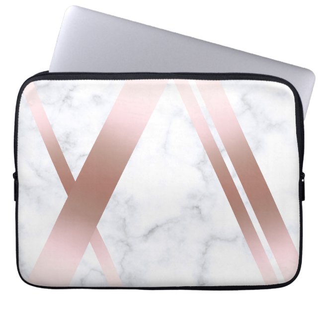 Elegant snyggt Romana ro guld Laptop Fodral (Framsidan)