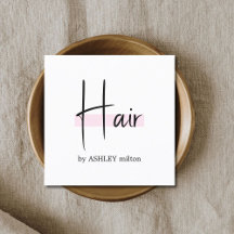 Elegant Snyggt Vit ros Hair Salon