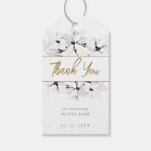 Elegant Snyggt White Magnolias Guld Möhippa