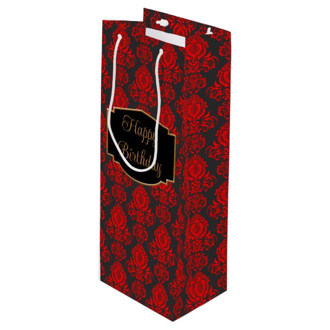 Elegant, sofistikerad Damask-personlig (Framsidan Vinklad)