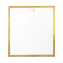 Elegant sofistikerad Guld Monogram