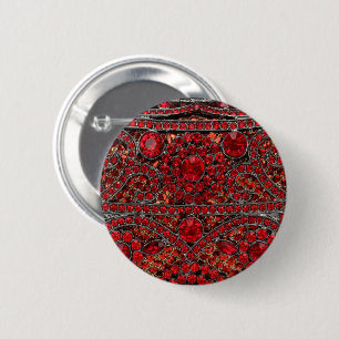 elegant sofistikerad guld ruby Red burgundy Knapp
