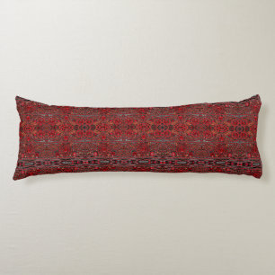 elegant sofistikerad guld ruby Red burgundy Kroppskudde