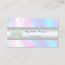 Elegant sofistikerad modern,Lotus,Holografi Visitkort