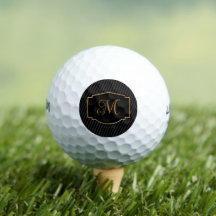 Elegant, sofistikerad randig monogram
