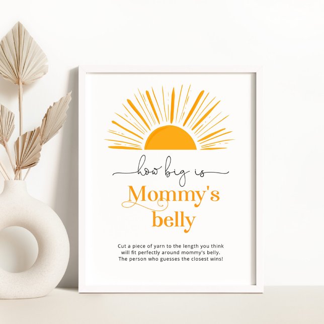 Elegant sol hur stort är mamma Blocky-spelet poste Poster (Skapare uppladdad)