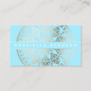 Elegant sol- Mandala Businesscards - beställnings- Visitkort