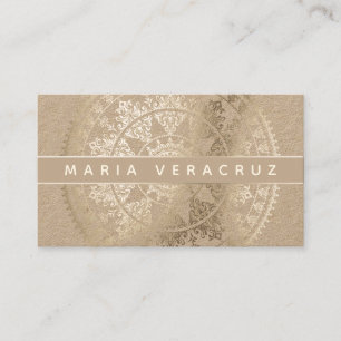 Elegant sol- Mandala Businesscards - beställnings- Visitkort