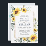 Elegant Solblommor Eucalyptus Bröllop Photo Inbjudningar<br><div class="desc">Skapa inbjudan till perfekt bröllop med den här mallen "Elegant Watercolor Sunblommor Eucalyptus Wedding Invation". Den här högkvalitativa designen är enkel att anpassa för att matcha bröllop färg, stilar och tema. Om du vill göra ytterligare anpassningar klickar du på länken "anpassa ytterligare" och användor verktyg som är utformat för att...</div>