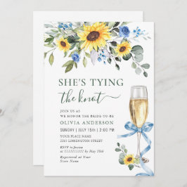 Elegant Solblommor Eucalyptus MÖHIPPA Inbjudningar