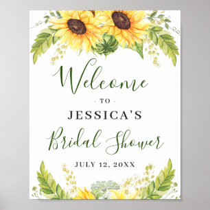 Elegant Solblommor Eucalyptus Möhippa Poster