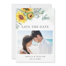 Elegant Solblommor Eucalyptus PHOTO Bröllop