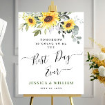 Elegant Solblommor Eucalyptus Rehearsal Middag Poster<br><div class="desc">Elegant Solblommor Eucalyptus Rehearsal Dinner Poster. Standardvärdet är 8 x 10 tum,  du kan ändra storleka till en större storlek. Om du vill göra ytterligare anpassningar klickar du på länken "anpassa ytterligare" och användor verktyg som är utformat för att ändra mallen. Kontakta mig om du behöver hjälp.</div>
