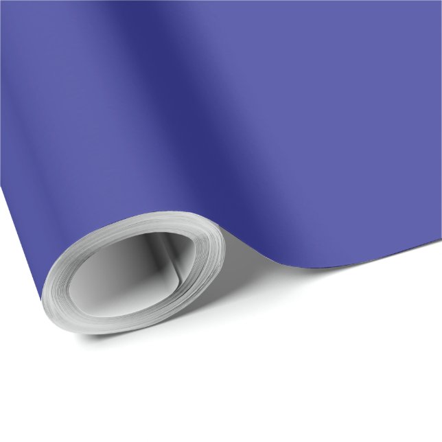 Elegant Solid Blue  Presentpapper (Rulle Hörn)