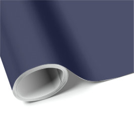 Elegant Solid Dark Navy Blue  Presentpapper