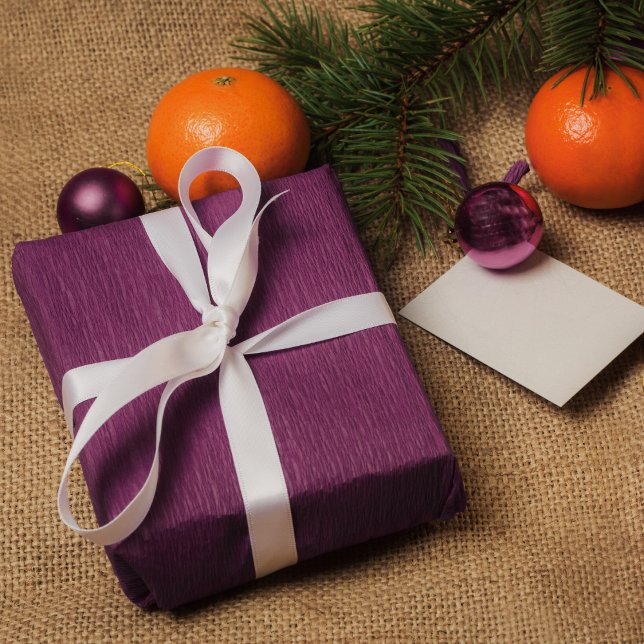 Elegant solid lila present presentpapper (Skapare uppladdad)
