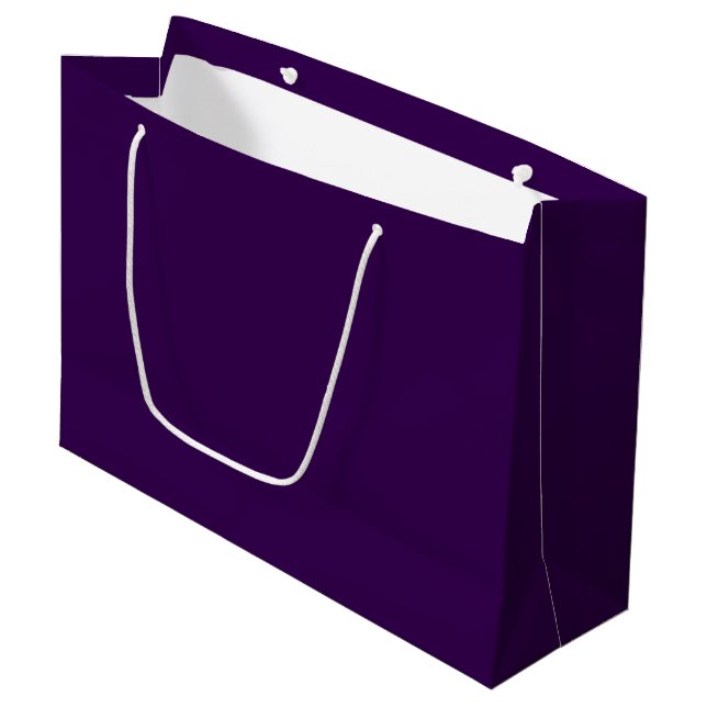 Elegant solid mörklila (Framsidan Vinklad)