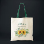 Elegant Solros Eucalyptus Rustic Bridesmaid Tygkasse<br><div class="desc">Elegant Solros Eucalyptus Rustic Bridesmaid Tote Bag. Ge din väska till brudens sida som får dem att känna sig helt smickrade! Komen har anpassat sig för att säga vad du vill. Om du vill göra ytterligare anpassningar klickar du på länken "anpassa ytterligare" och användor verktyg som är utformat för att...</div>