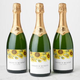 Elegant solros sommarbröllop 