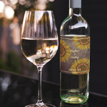 Elegant Solros Taupe Farmhouse Rustic Bröllop