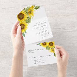 Elegant Solrosfärgens Bröllop Blommigt OSA