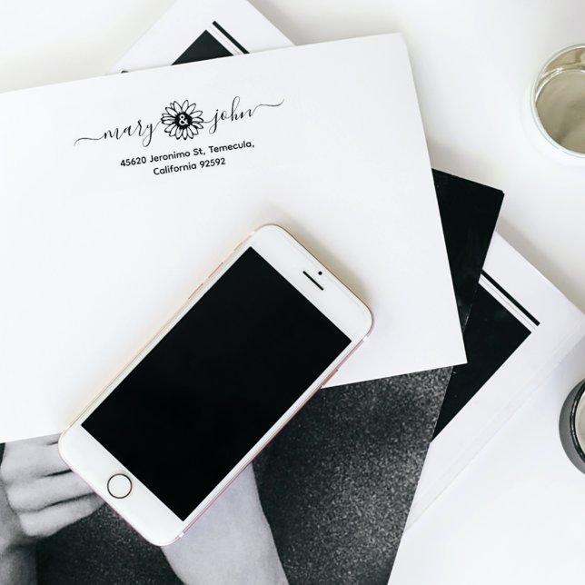 Elegant Solroskript, par Returadresser Stämpel (Skapare uppladdad)