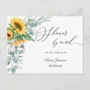 Elegant Solrosolja Eucalyptus Möhippa efter post Vykort