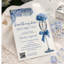 Elegant Something Blue Bröllopsdusch Bröllop