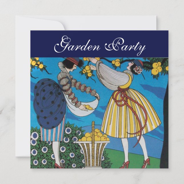 ELEGANT SOMMER GARDEN PARTY INBJUDNINGAR (Framsida)