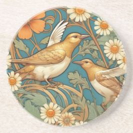 Elegant Songbird Decorative Ceramic Tile Underlägg