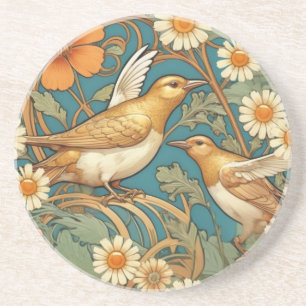 Elegant Songbird Decorative Ceramic Tile Underlägg