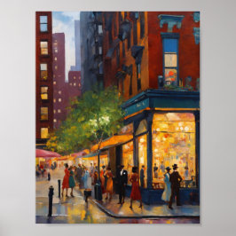 Elegant Sophisticated Harlem Renaissance Poster