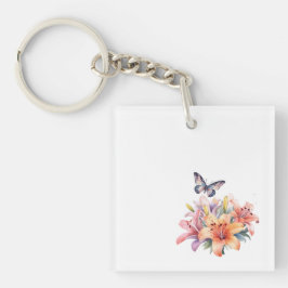 Elegant Söt Blommig & Fjärilsdesign