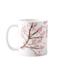 Elegant söt cherry blommars sakura calligraphy