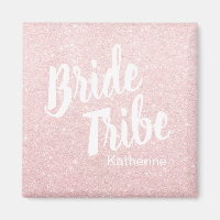 Elegant söt chick ro guld glitter brud stam