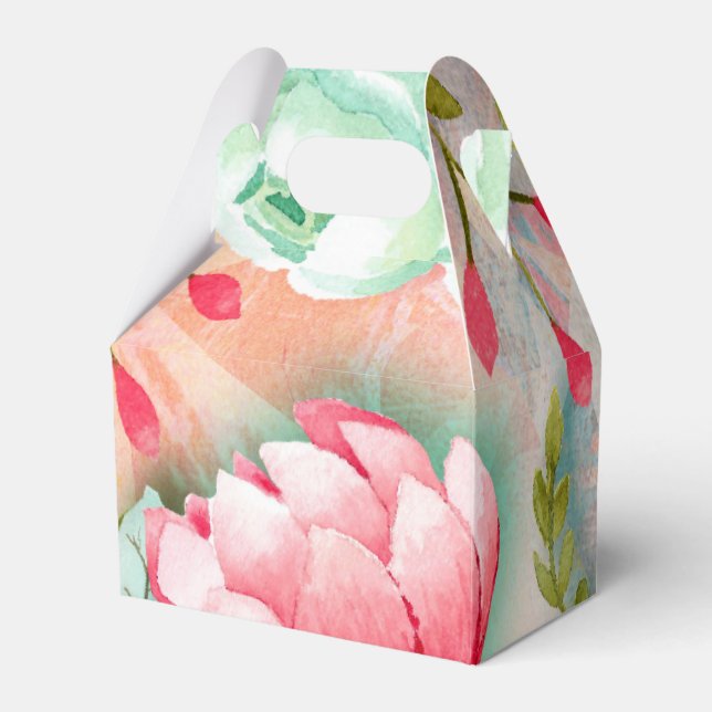 Elegant Söt Flower Tack Party-förmån Presentaskar (Framsidan Sidan)