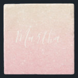 Elegant söt girly ro guld glitter stenunderlägg<br><div class="desc">Snyggt faux ro guld glitter mönster.</div>