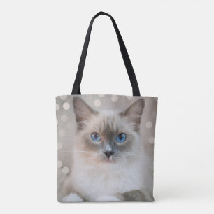 Elegant söt ragdoll Kattunge Katt Tygkasse