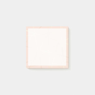 Elegant söt ro guld och rosa geometrisk post-it block
