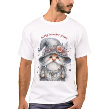 Elegant söt silver valentingnom