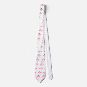 elegant, söt snyggt flamingo slips