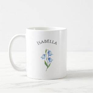 Elegant Söt Sofistikerad Namngiven Romantisk Blomm Kaffemugg