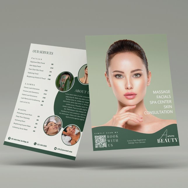 Elegant Spa & Salon Beauty Flyer Mallayoutsmalloon (Skapare uppladdad)