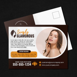 Elegant Spa Skönhetssalong Smink Naglar & Ansiktsb Vykort