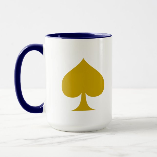 Elegant spaddesign mugg (Vänster)