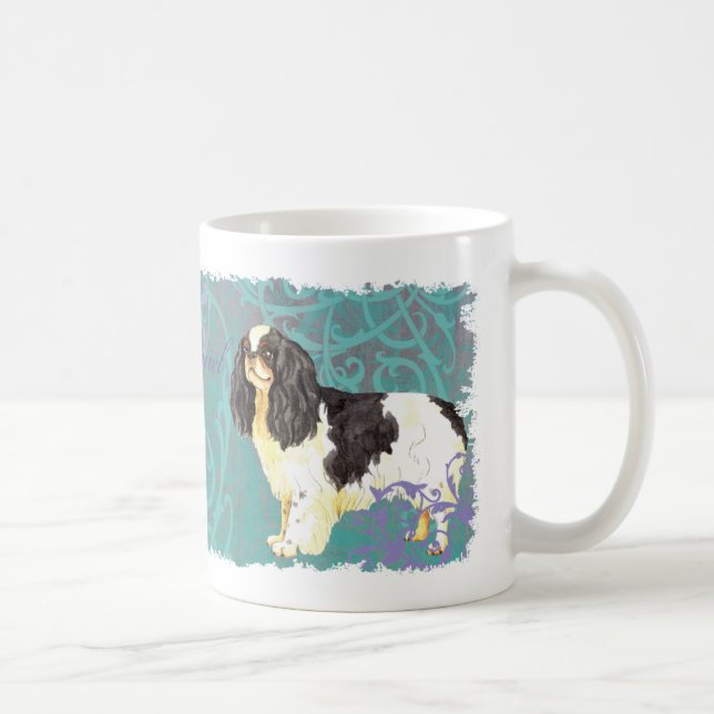 Elegant Spaniel för engelsk leksak Kaffemugg (Höger)