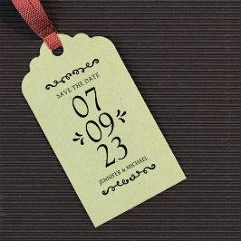 Elegant Spara datum Bröllop Stämpel