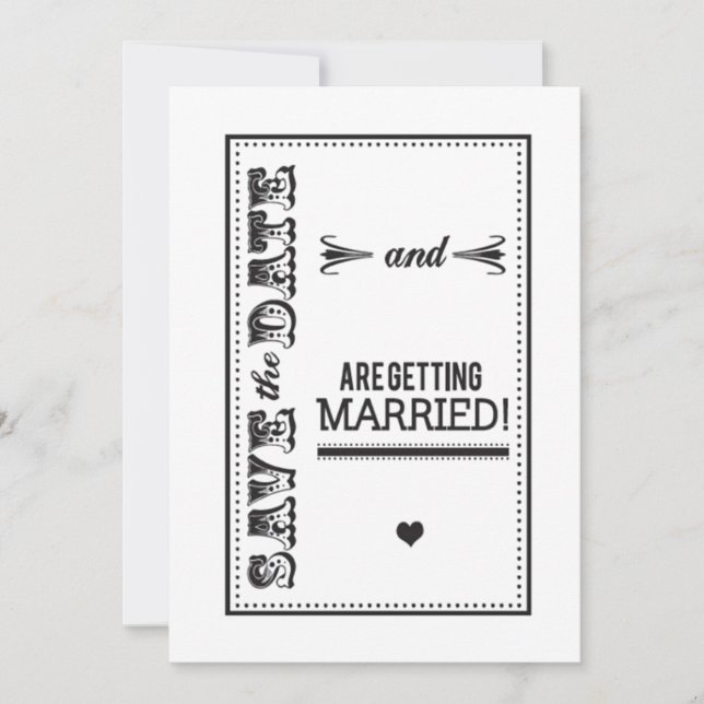 Elegant Spara Datum Datumet (Framsida)