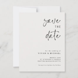 Elegant Spara datum meddelande-mall