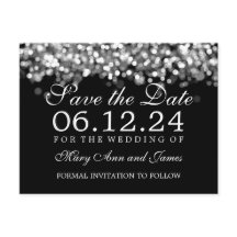 Elegant Spara datum Silver Ljus